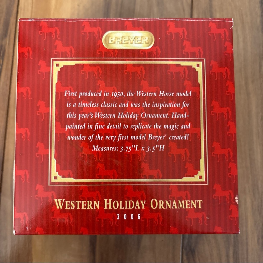 Breyer Western Holiday Ornament Horse 2006- NEW - Picture 3 of 8